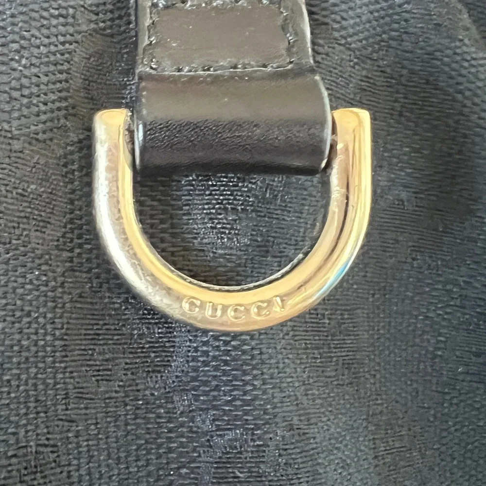 GUCCI Monogram Medium Britt Boston Black - Picture 7 of 13